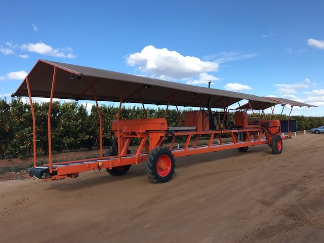 Custom Built Fruit Harvester Custom Built Fruit Harvester
