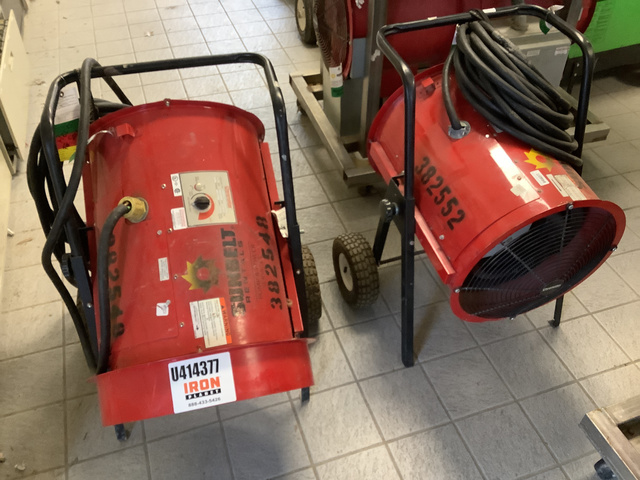 Lot of (2) Chromalox DRA-30-43 Space Heaters Lot of (2) Chromalox DRA-30-43 Space Heaters