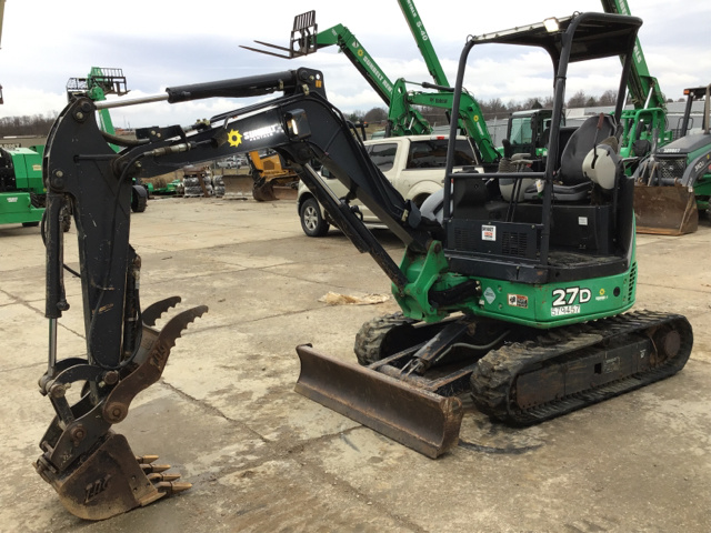 2013 John Deere 27D Mini Excavator 2013 John Deere 27D Mini Excavator