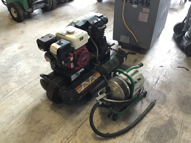 Lot of (1) Mi-T-M Air Compressor & (1) Electric Eel CT Drain Cleaner