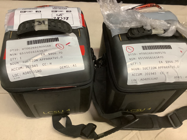 (2) Laerdal Medical 88005101 Tracheal Oropharyngeal Suction Apparatus