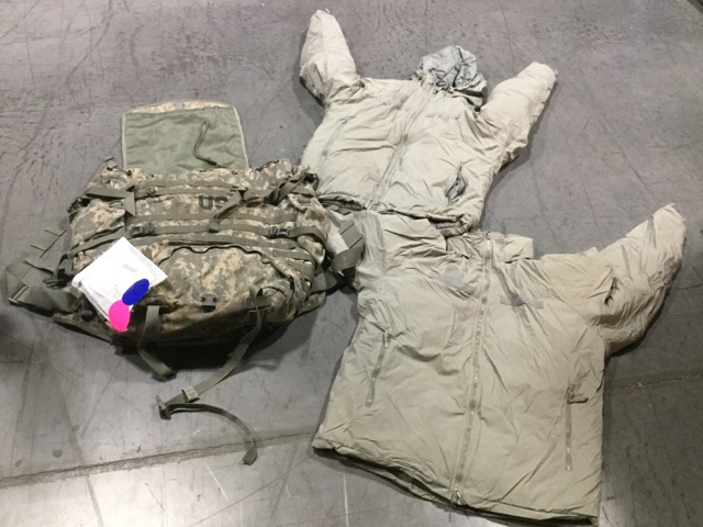 (15) Cold Weather Fleece Jackets, (9) Cold Weather Parkas & Assorted Items