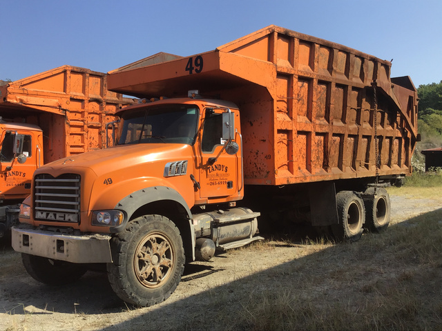 2009 Mack GU713 Tri/A Dump Truck
