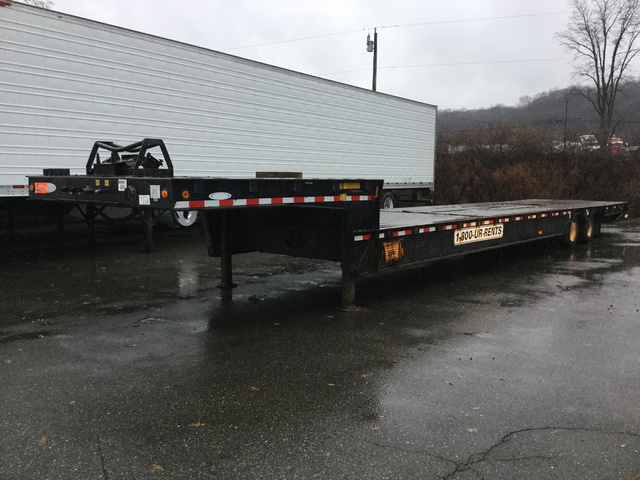 2012 (unverified) Ledwell LW48HT210PB T/A Hydraulic Tail Equipment Trailer