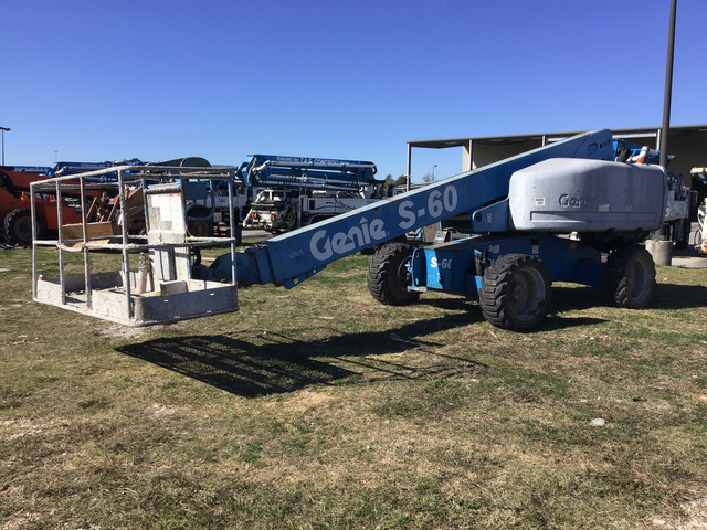 2008 Genie S-60 4WD Diesel Telescopic Boom Lift