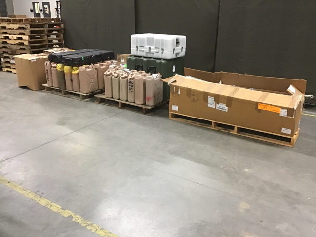 (25) Military Cans, (23) Shipping & Storage Containers & (12) Bags & Sacks