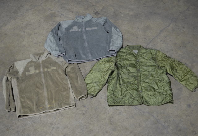 (106) 100 Polartec Fleece Jackets & (100) M-65 Jacket Liners