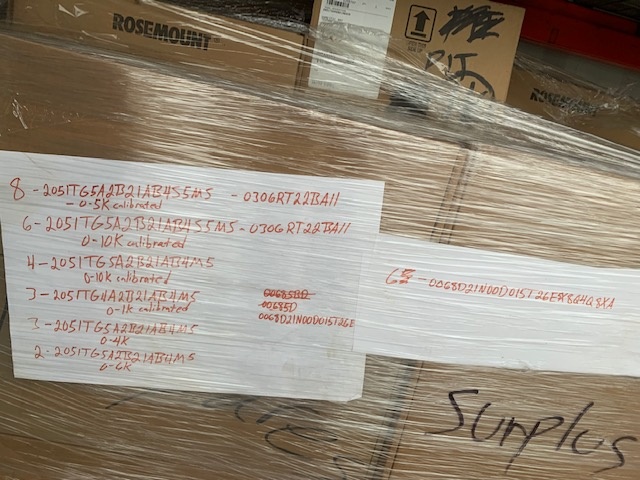 Lot of Misc. Rosemount Instruments Lot of Misc. Rosemount Instruments