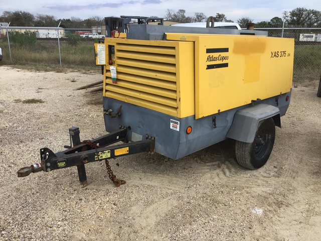 2011 Atlas Copco XAS375JD6 Air Compressor 2011 Atlas Copco XAS375JD6 Air Compressor