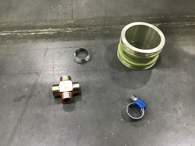 (9) B&E AS4858-01 Cross Pipes, (27) Flared Conical Seals & Assorted Items (9) B&E AS4858-01 Cross Pipes, (27) Flared Conical Seals & Assorted Items