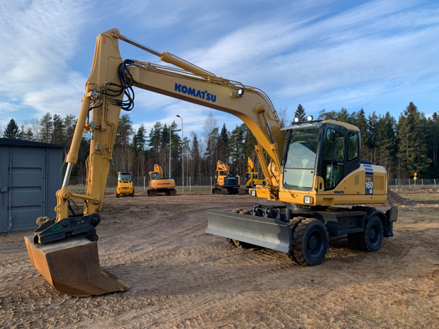 2005 Komatsu PW160-7K Wheel Excavator 2005 Komatsu PW160-7K Wheel Excavator