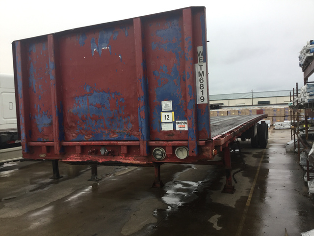 1986 Trailmobile T/A Flatbed Trailer