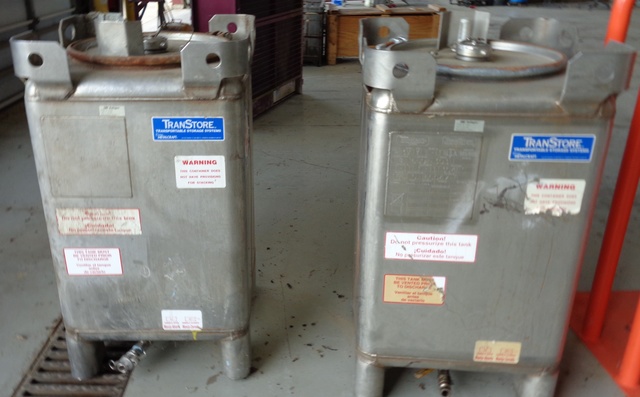Lot of (2) TranStore Product Tanks