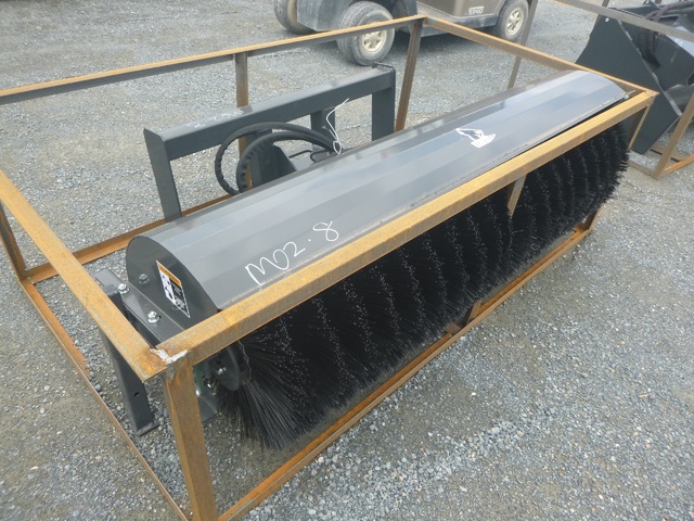 Wolverine 1830mm Hydraulic Rotary Skid Steer Broom UNUSED