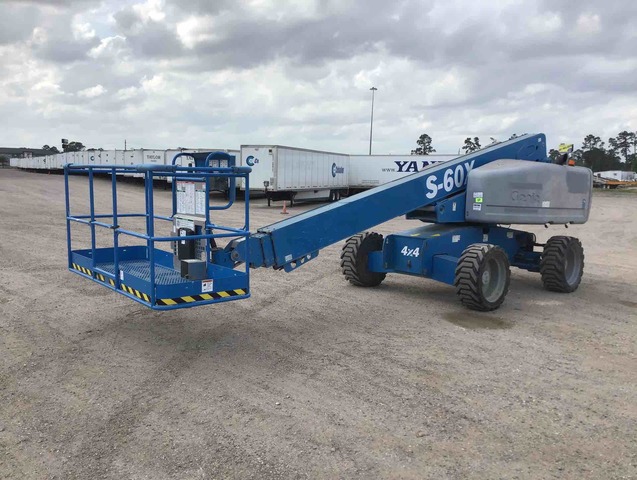 2012 Genie S-60X 4WD Diesel Telescopic Boom Lift 2012 Genie S-60X 4WD Diesel Telescopic Boom Lift