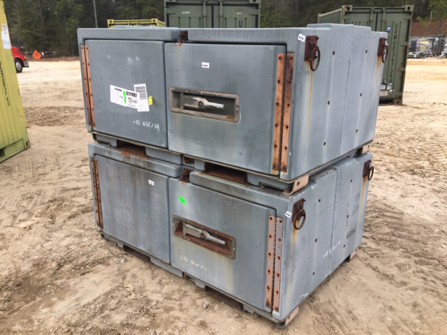 (2) Willard 4Z778/305344-1 Storage Containers