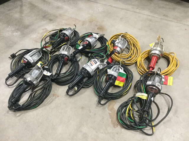Lot of (10) Hazardous Location Hand Lamps Lot of (10) Hazardous Location Hand Lamps