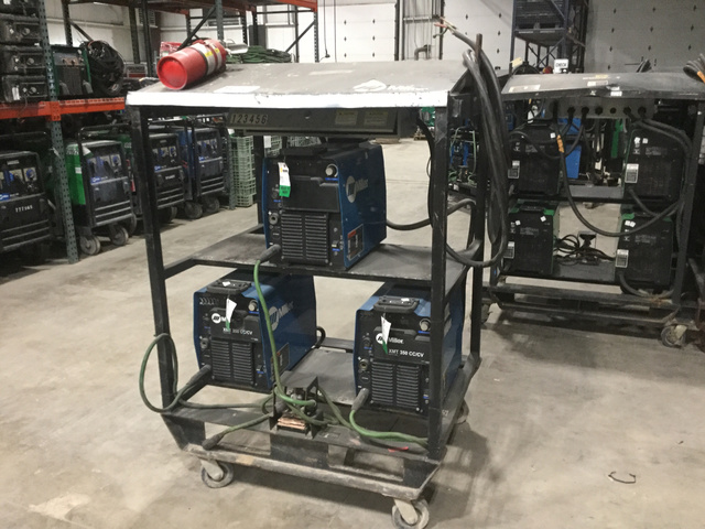 Lot of (3) Miller XMT 350 Welders