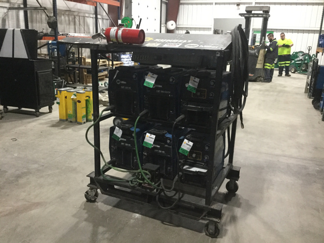 Lot of (6) Miller XMT 350 Welders