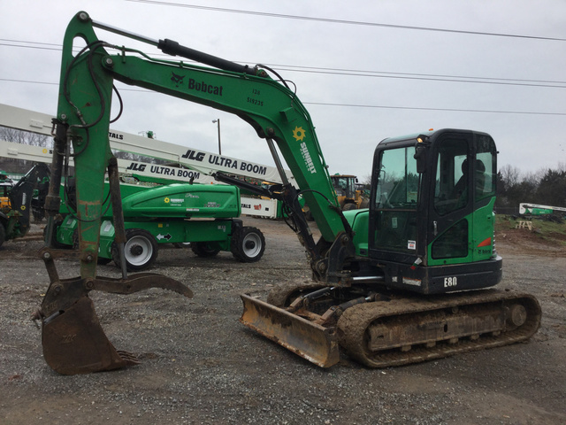2013 Bobcat E80A Track Excavator