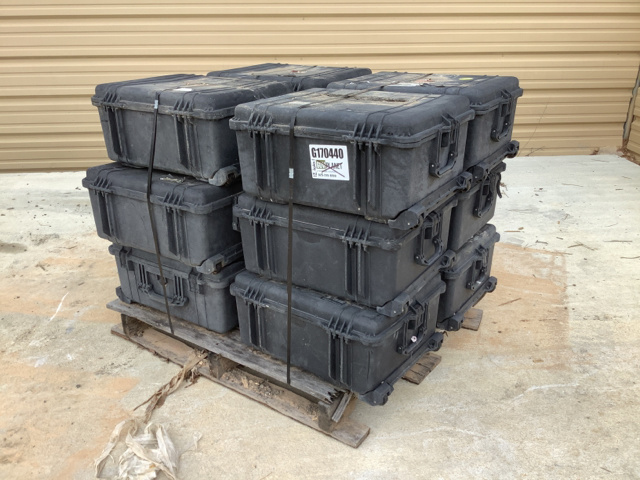 (12) Pelican 1610 Storage Containers