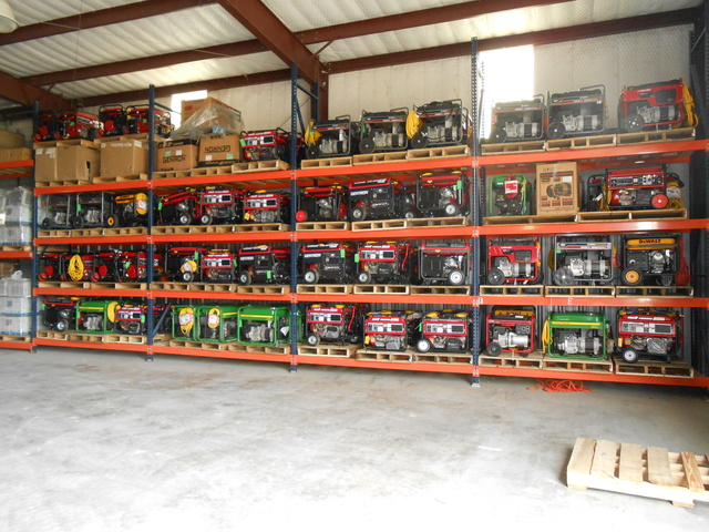 Generators, Various Brands, 5000 to 8000 Watts, Qty 166 Generators, Various Brands, 5000 to 8000 Watts, Qty 166