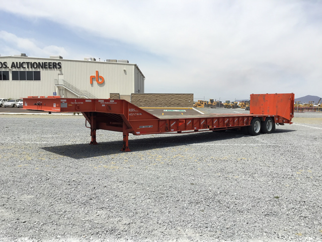 2017 TTSA Lowboy LB35-Paver T/A Hydraulic Tail Equipment Trailer