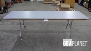 Folding Wood Table in Edmonton, Alberta, Canada (IronPlanet Item #3271607)