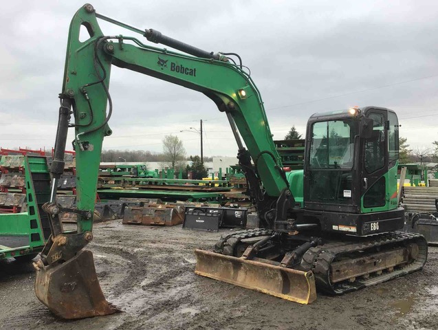2013 Bobcat E80A Mini Excavator