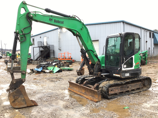 2012 Bobcat E80A Mini Excavator
