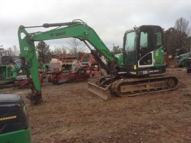 2012 Bobcat E80A Mini Excavator