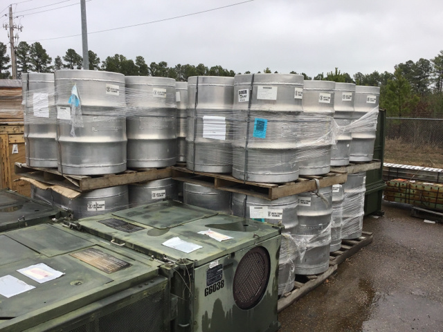 (33) Metal Storage Drums