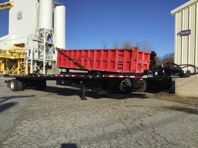 2018 Landoll 343A S/A Traveling Axle Container Trailer