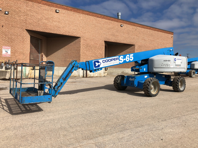 2011 Genie S65 4WD Diesel Telescopic Boom Lift 2011 Genie S65 4WD Diesel Telescopic Boom Lift