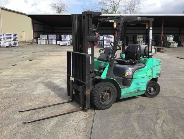 2007 (unverified) Mitsubishi FB25N 4,500 lb Pneumatic Tire Forklift: <15,000lb 2007 (unverified) Mitsubishi FB25N 4,500 lb Pneumatic Tire Forklift: <15,000lb