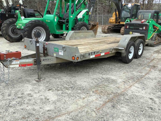2014 Anderson T/A Tilt Deck Equipment Trailer 2014 Anderson T/A Tilt Deck Equipment Trailer