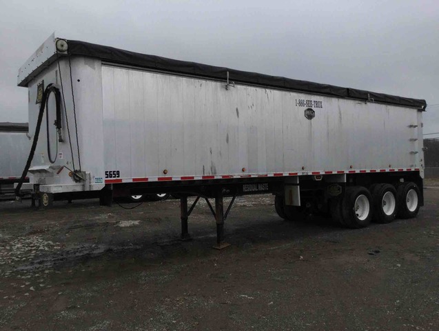 2008 Mac Aluminum Tri/A End Dump Trailer