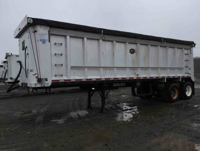 2006 Mac Aluminum T/A End Dump Trailer
