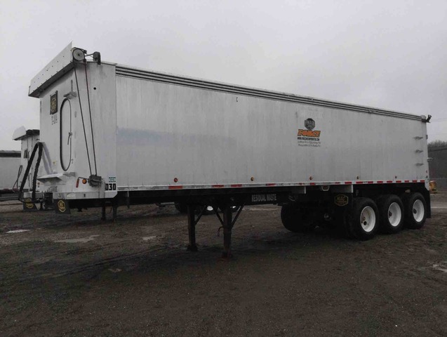 2008 Mac Aluminum Tri/A End Dump Trailer