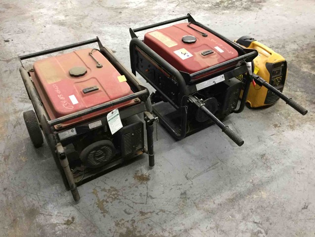 Lot of (3) Generators Lot of (3) Generators