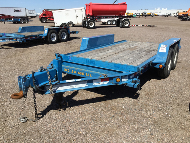 2008 (unverified) Towmaster T-10T T/A Tilt Deck Equipment Trailer