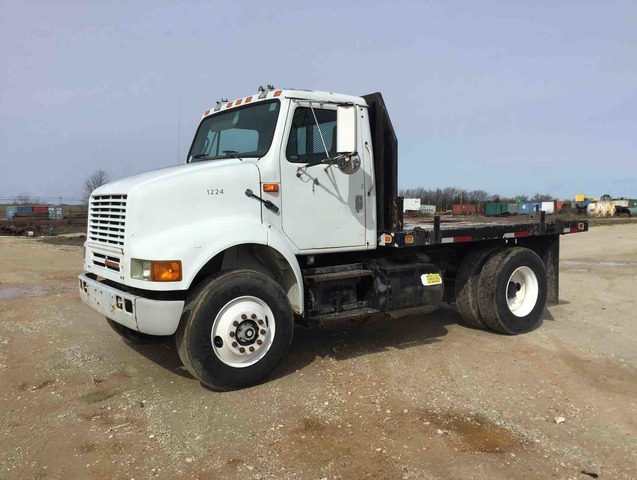 1991 International 8100 4x2 Flatbed Dump Truck 1991 International 8100 4x2 Flatbed Dump Truck