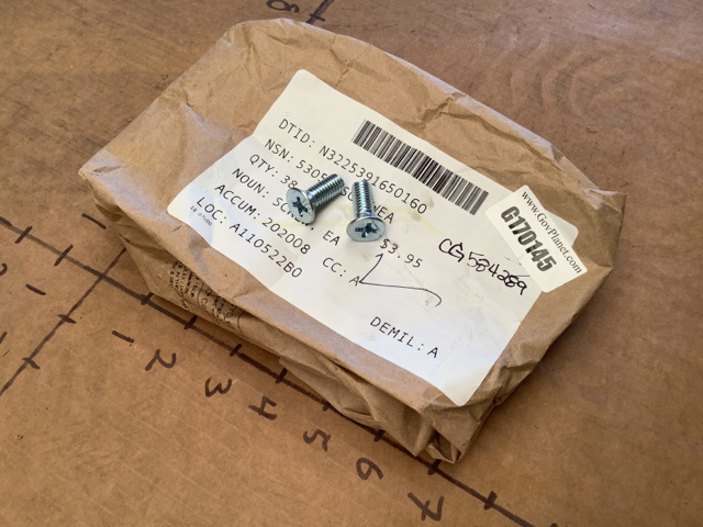 (38) Screws (38) Screws