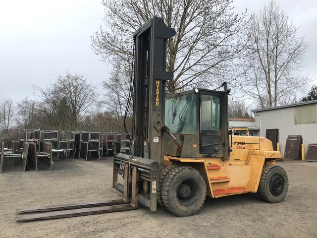 2015 (unverified) Hyster H280XL2 Pneumatic Tire Forklift 2015 (unverified) Hyster H280XL2 Pneumatic Tire Forklift