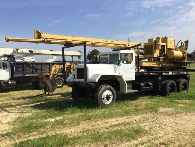 Terex Reedrill 600 Drill on 1952 (unverified) 6x6 Truck