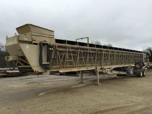 KPI/JCI 33-36150 36 in. x 150 ft. Portable Telescopic Radial Stacking Conveyor