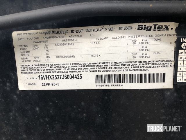 Motor Vehicle Safety Standards Label