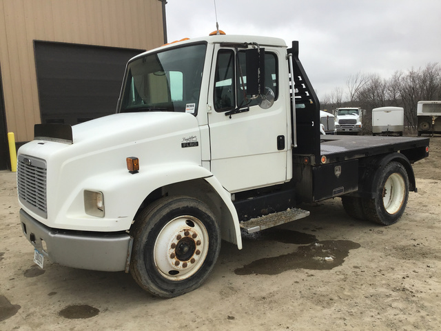1998 Freightliner FL60 S/A Flatbed Truck 1998 Freightliner FL60 S/A Flatbed Truck