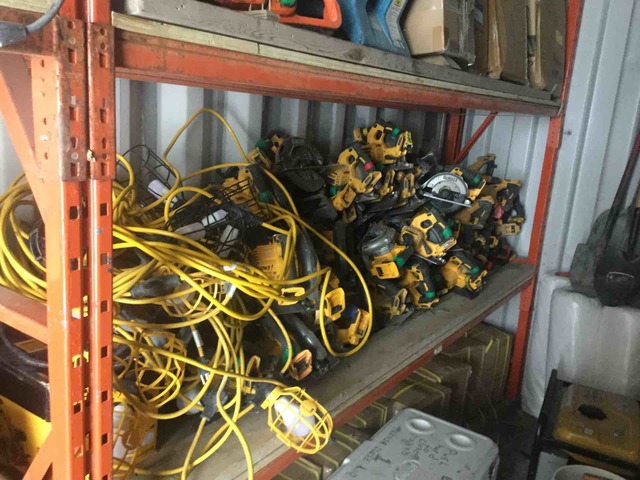 Lot of Hand Tools w/ 20&rsquo; Shipping Container