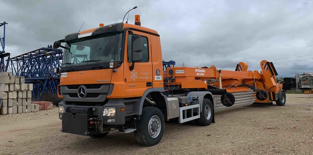 2010 &Oslash;veraasen EP9BW on 2010 Mercedes-Benz 2041 4x4 Snow Plow Truck